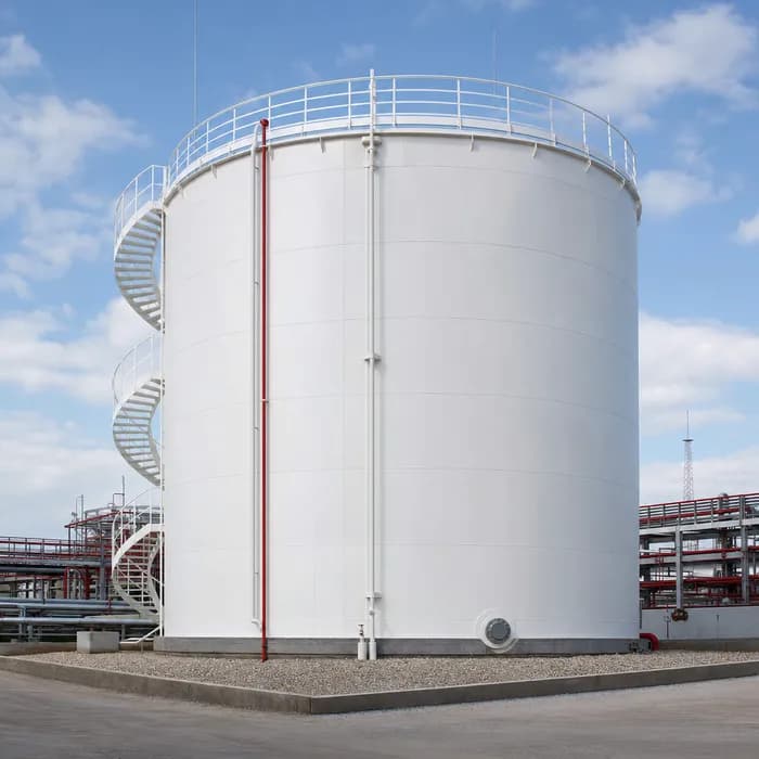 Горизонтальный стальной резервуар для нефтепродуктов объёмом 5 м3
